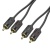 кабель hoco upa29 2*rca to 2*rca 1.5m (чорний) 