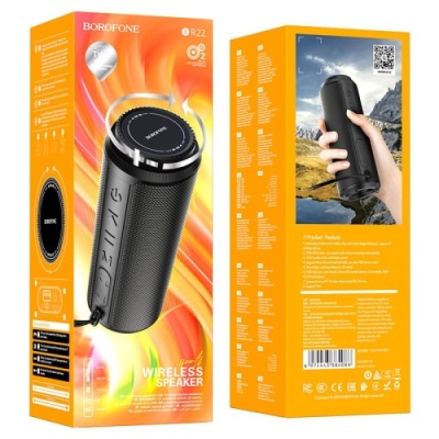 портативна колонка borofone br22 (чорний) 