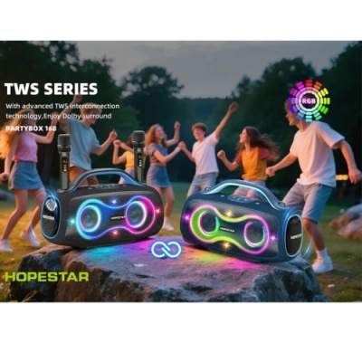 колонка hopestar partybox 168 400w (синій) 
