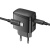 мережевий зарядний пристрій hoco cs61a 1usb/18w/qc3.0 + 1type-c/30w/pd + (type-c - type-c) (чорний) 