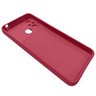 Купить силіконовий чохол soft tpu armor camshield для xiaomi redmi 12c - wine red онлайн