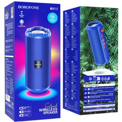 портативна колонка borofone br15 (синій) 