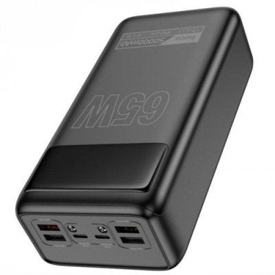 додаткова батарея power bank hoco db81a  apollo pd65w+qc3.0 22.5w 50000 mah (чорний) 