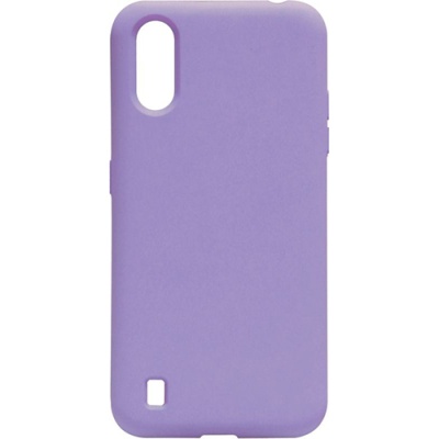 Купить силіконовий чохол soft silicone case для samsung a015 galaxy a01 - light violet онлайн