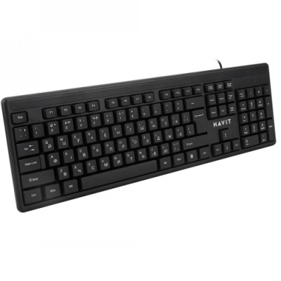клавіатура провідна havit hv- kb2001 black 