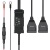 зарядний пристрій для мотоцикла hoco z45a 2usb/2.4a (чорний) 