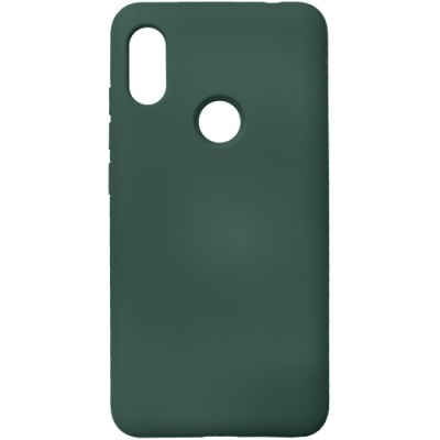 Купить силіконовий чохол soft silicone case для xiaomi redmi note 6 pro - dark green онлайн