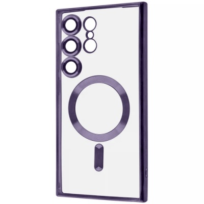 Купить чохол tpu metallic full camera with magsafe для samsung s938 galaxy s25 ultra (purple) онлайн