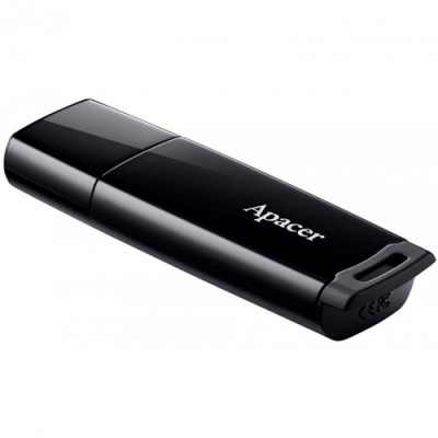usb флеш-накопичувач apacer ah336 64gb (чорний) 
