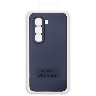 Купить чохол soft silicone case full для infinix hot 50 pro (dark blue) онлайн