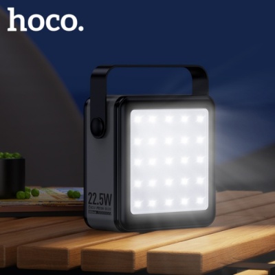 додаткова батарея power bank hoco j161 22.5w+pd20w with lighting 80000mah (чорний) 