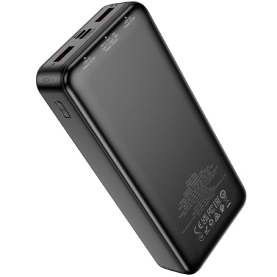 додаткова батарея power bank hoco j136a sirui 22.5w+pd20w 20000 mah (чорний) 