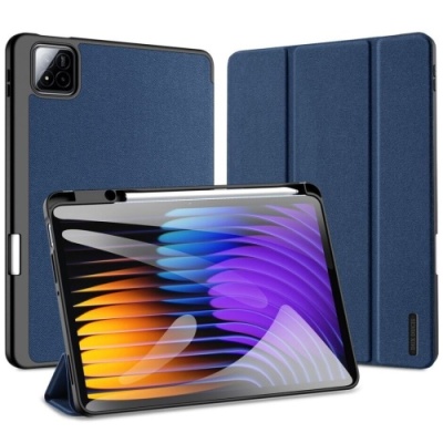 Купить чохол dux ducis domo для xiaomi pad 7/ pad 7 pro/ pad 8/ pad 8 pro with stylus pen holder & auto sleep wake (blue) онлайн