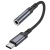 перехідник borofone bv24 type-c(male) to 3.5mm(female) 0.15m (сірий) 