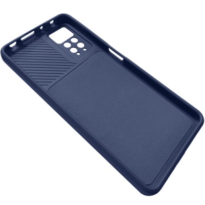 Купить силіконовий чохол soft tpu armor camshield для xiaomi redmi note 12 pro 4g - dark blue онлайн
