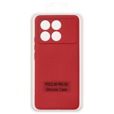 Купить чохол soft silicone case full для xiaomi poco x6 pro 5g (red) онлайн