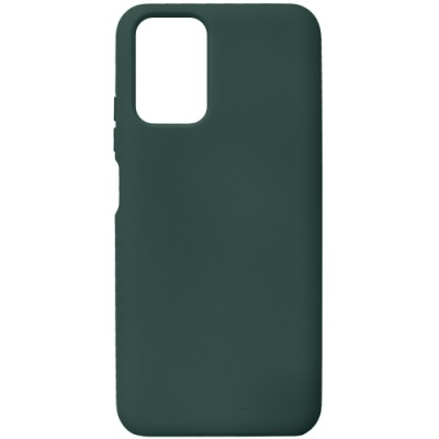 Купить силіконовий чохол soft silicone case для xiaomi redmi note 10/note 10s/poco m5s - dark green онлайн