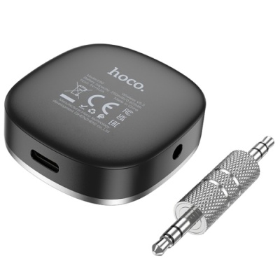 Bluetooth аудіо ресівер Hoco E80 (Чорний)
