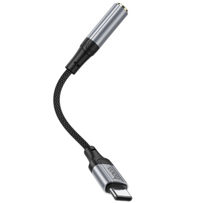 перехідник hoco ls36 type-c - aux (3.5mm)(female) (чорний) 