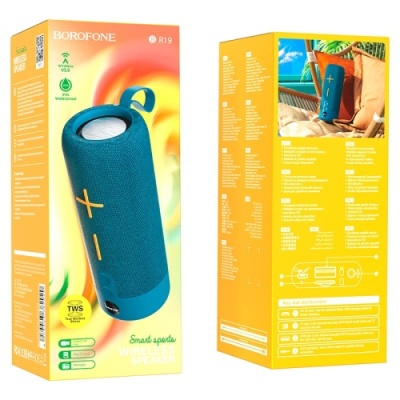 портативна колонка borofone br19 (бірюзовий) 