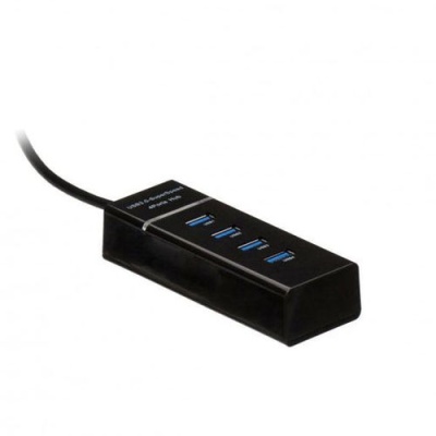 usb hub rs009 / 303 4usb (чорний) 