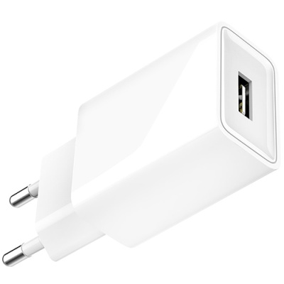 мережевий зарядний пристрій skydolphin sc36 travel charger 1usb/2.4a (білий) 