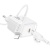 мережевий зарядний пристрій borofone bas43a 1type-c/20w/pd + (type-c - lightning) (білий) 