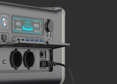 зарядна станція power station uapow apower 1000, 1800w, 1024wh, qc 3.0 18w, pd 100w, dc, lifepo4	 