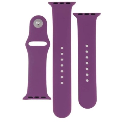 ремінець для apple watch band silicone two-piece 38/40/41 mm (43, grape) 