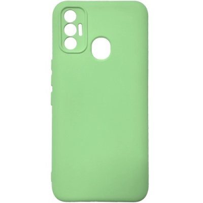Купить чохол soft silicone case full для tecno spark 7 (салатовий) онлайн
