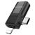 перехідник borofone bv18 lightning - type-c - usb 2.0 (чорний) 