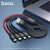 кабель hoco x76 4in1 usb - (lightning+microusb+type-c+type-c) 2.0a/1m (чорний) 