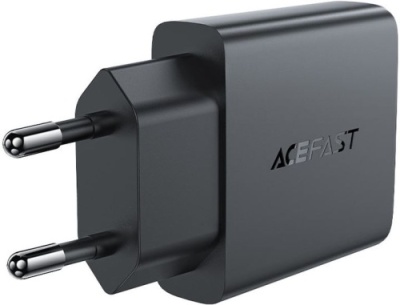 мережевий зарядний пристрій acefast a65 pd20w (1type-c) (чорний) 