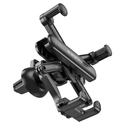 Автотримач Borofone BH78 Point air outlet gravity linkage (Чорний)