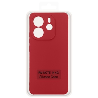 Купить чохол soft silicone case full для xiaomi redmi note 14 4g global (163.2/76.5/8.16mm) (red) онлайн