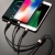 Кабель Hoco X26 Xpress 3in1 USB - (Lightning+MicroUSB+Type-C) 2.0A/1m (Чорно-золотий) кабель hoco x26 xpress 3in1 usb - (lightning+microusb+type-c) 2.0a/1m (чорно-золотий)