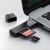 картрідер hoco hb20 mindful 2-in-1 usb3.0 (чорний) 