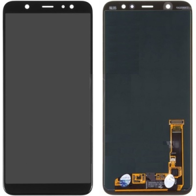 дисплей для samsung a605 galaxy a6 plus (2018) з чорним тачскріном (oled) 