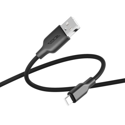 кабель ridea rc-ai21 airsiliconepro usb - type-c 3a/1m (чорний) 