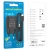 мережевий зарядний пристрій borofone ba68a 1usb/2.1a + (usb - lightning) (чорний) 