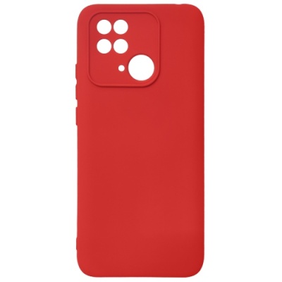 Купить чохол soft silicone case full для xiaomi redmi 10c (red) онлайн