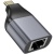 перехідник hoco ua35 type-c to rj45 10/100mbps (сiрий) 