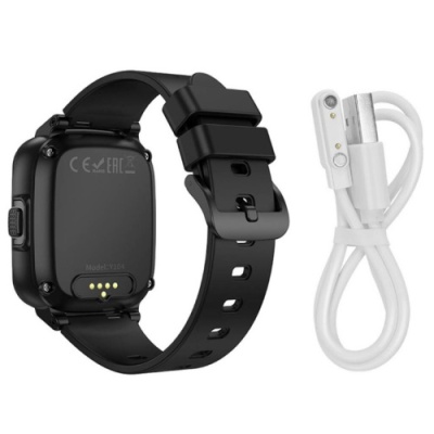 дитячий смарт-годинник hoco y104 4g, gps, камерою 8 мп та відеодзвінками (чорний) 