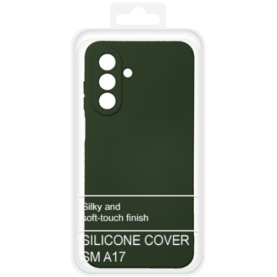 Купить чохол soft silicone case full для samsung a175 galaxy a17 4g (темно-зелений) онлайн