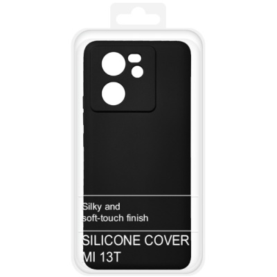 Купить силіконовий чохол soft silicone case для xiaomi 13t/13t pro (чорний) онлайн