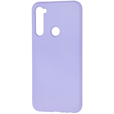Купить силіконовий чохол soft silicone case для xiaomi redmi note 8t - light violet онлайн
