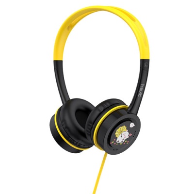 навушники накладні havit hv-h210d black-yellow 