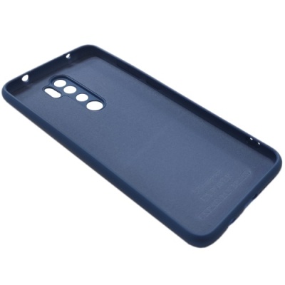 Купить силіконовий чохол soft silicone case для xiaomi redmi note 8 pro - blue онлайн