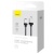 кабель baseus coolplay series usb - lightning 20w/2.4a/1m (cakw000401) (black) 