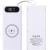 корпус multi-powerbank l16, під елементи 18650 до 16 шт, 22.5+15w, з бездротовою зарядкою та ліхтарем, білий 
